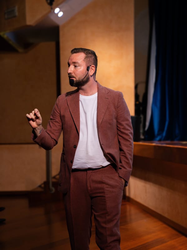 100x Mentality EVENT — Valerio Girolami durante il suo intervento