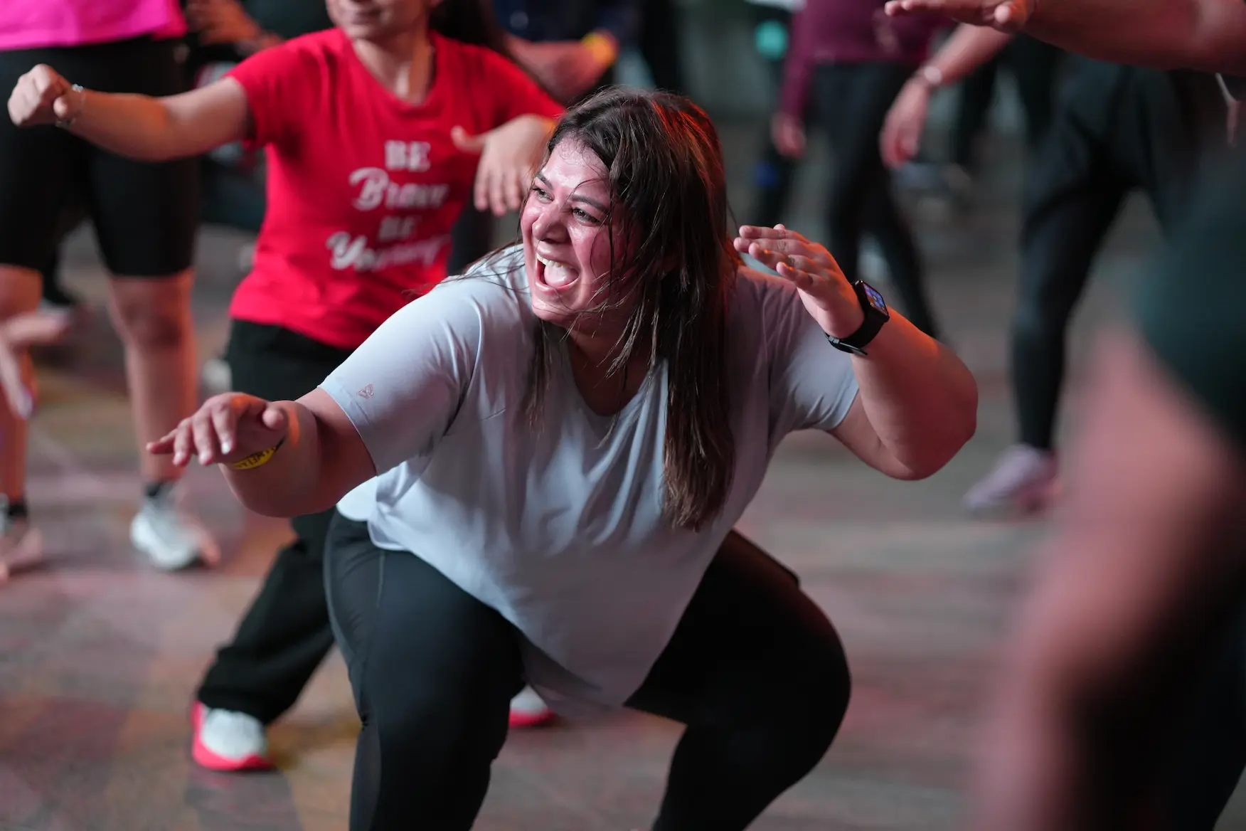animal flow workout at gurgram wellness carnival
