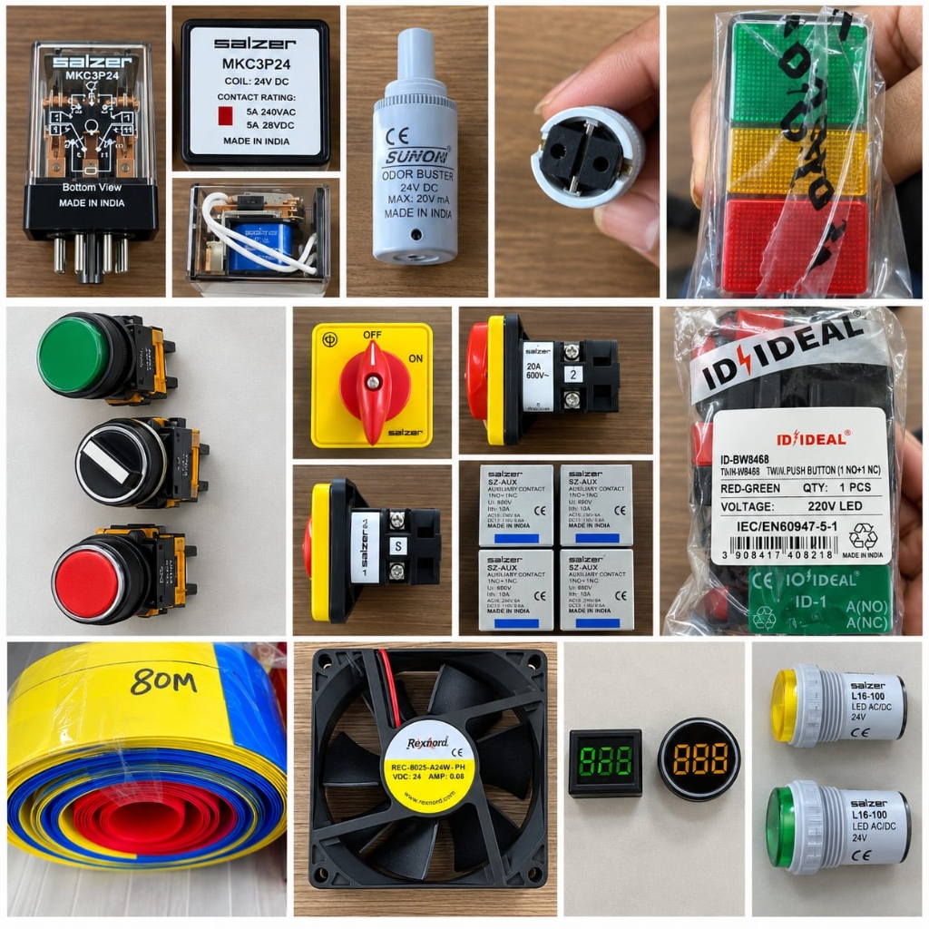 Switches, Relays & Indicators