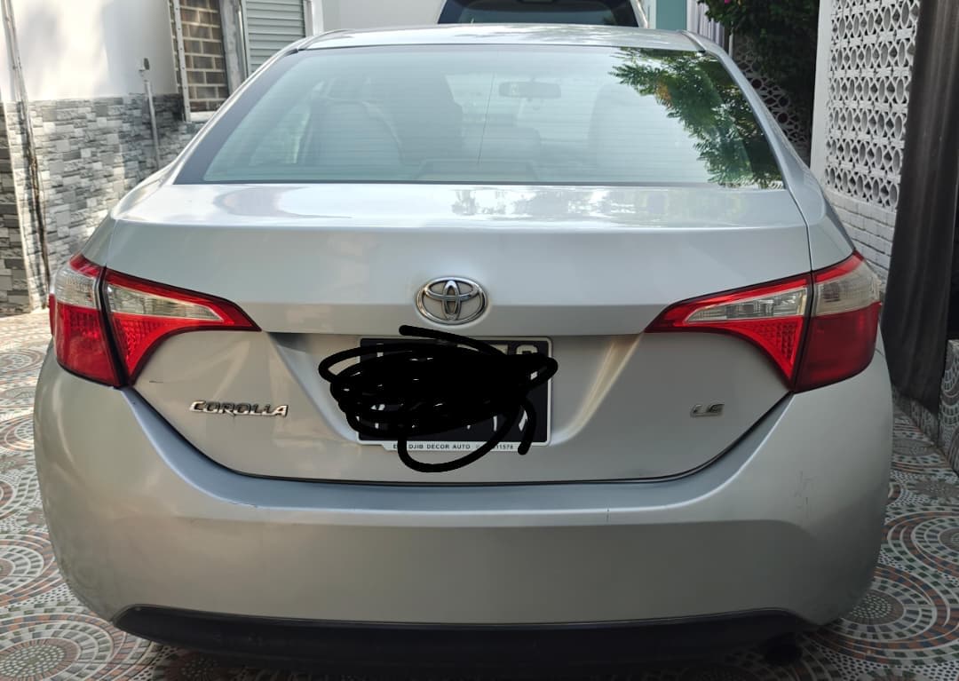 Toyota Corolla 2016, automatique, 117 000km, très bon état
