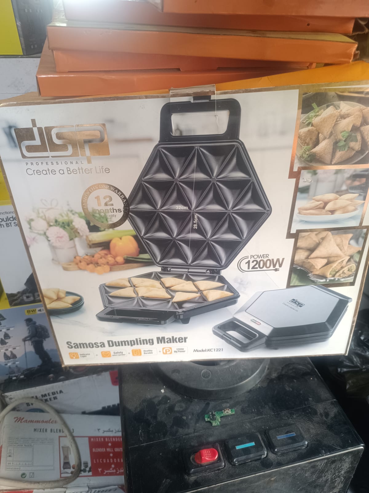 Machine à samosas DSP 1200W, neuve avec garantie