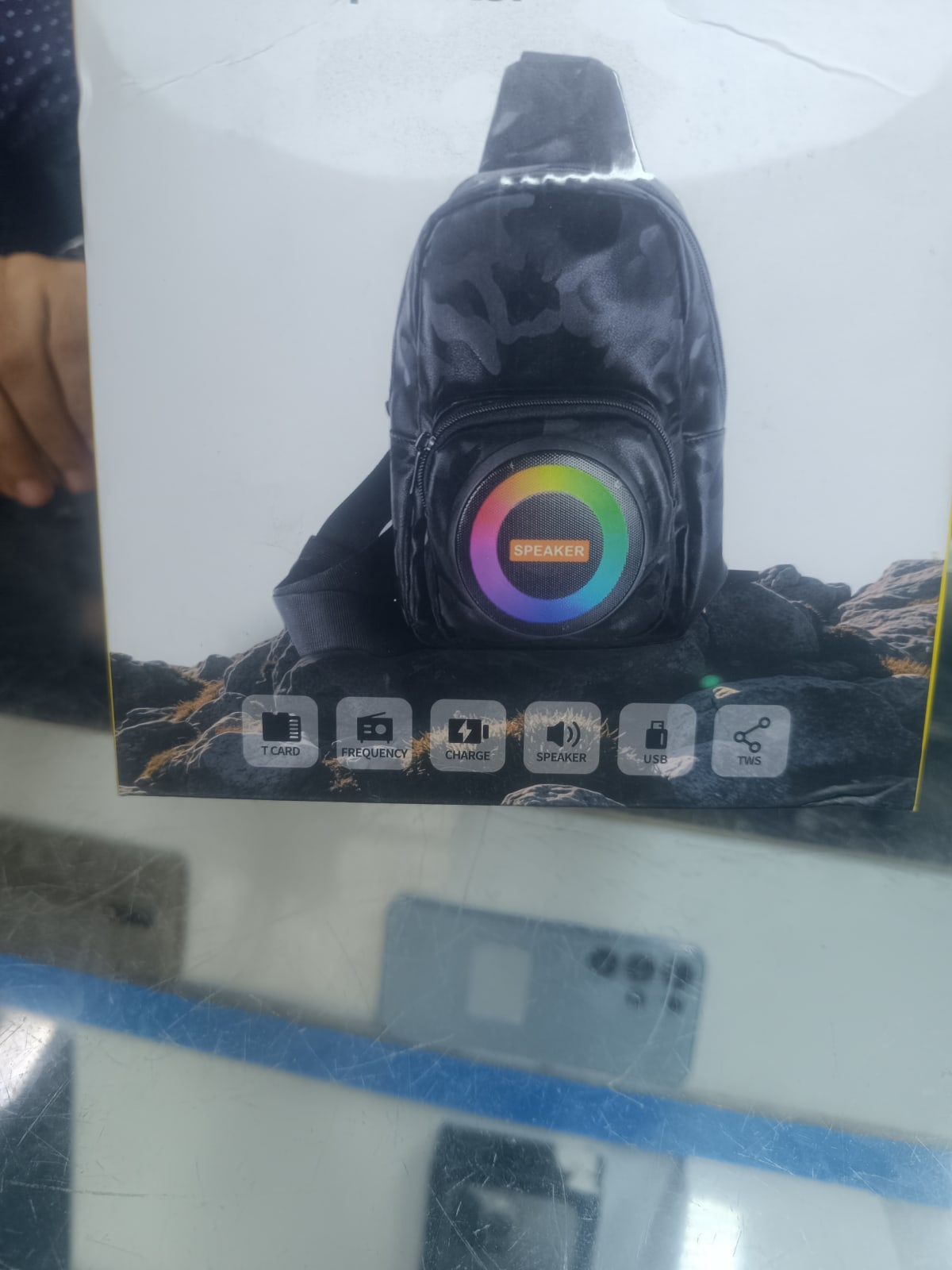 Sac à dos avec enceinte Bluetooth intégrée