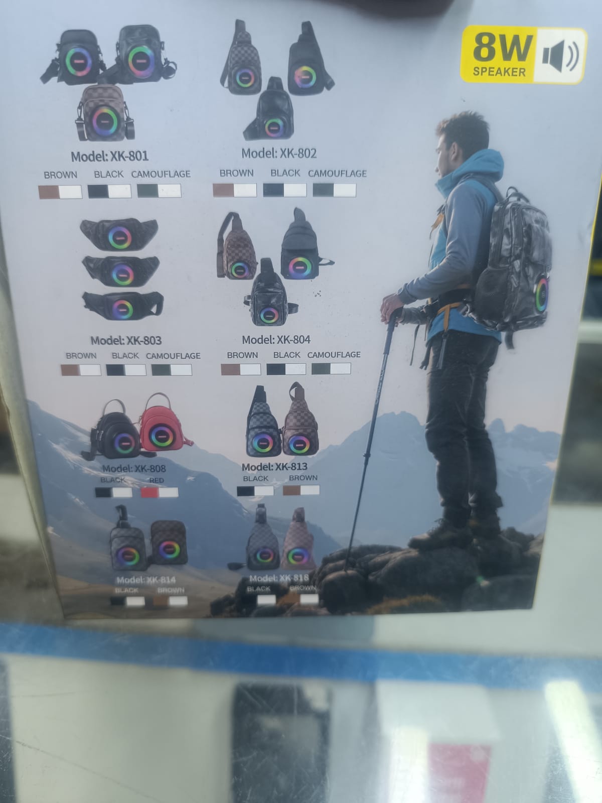 Sac à dos avec enceinte Bluetooth intégrée