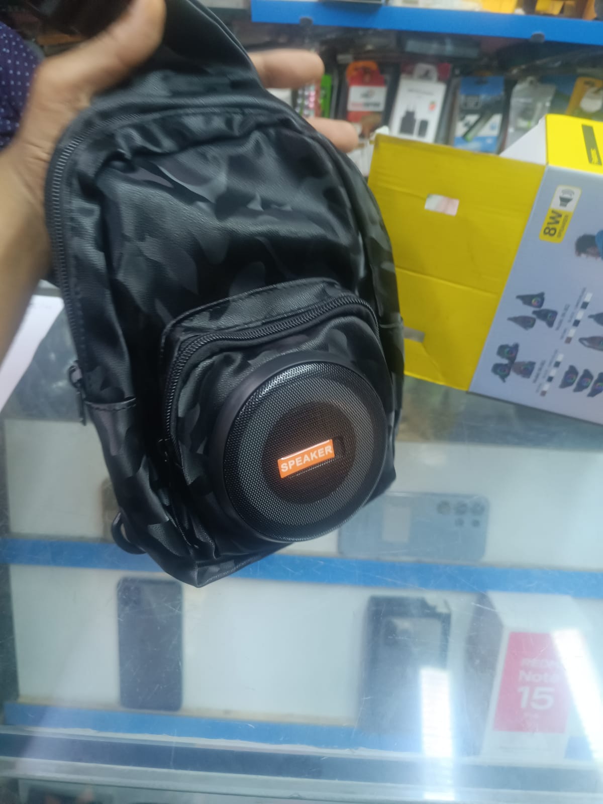 Sac à dos avec enceinte Bluetooth intégrée