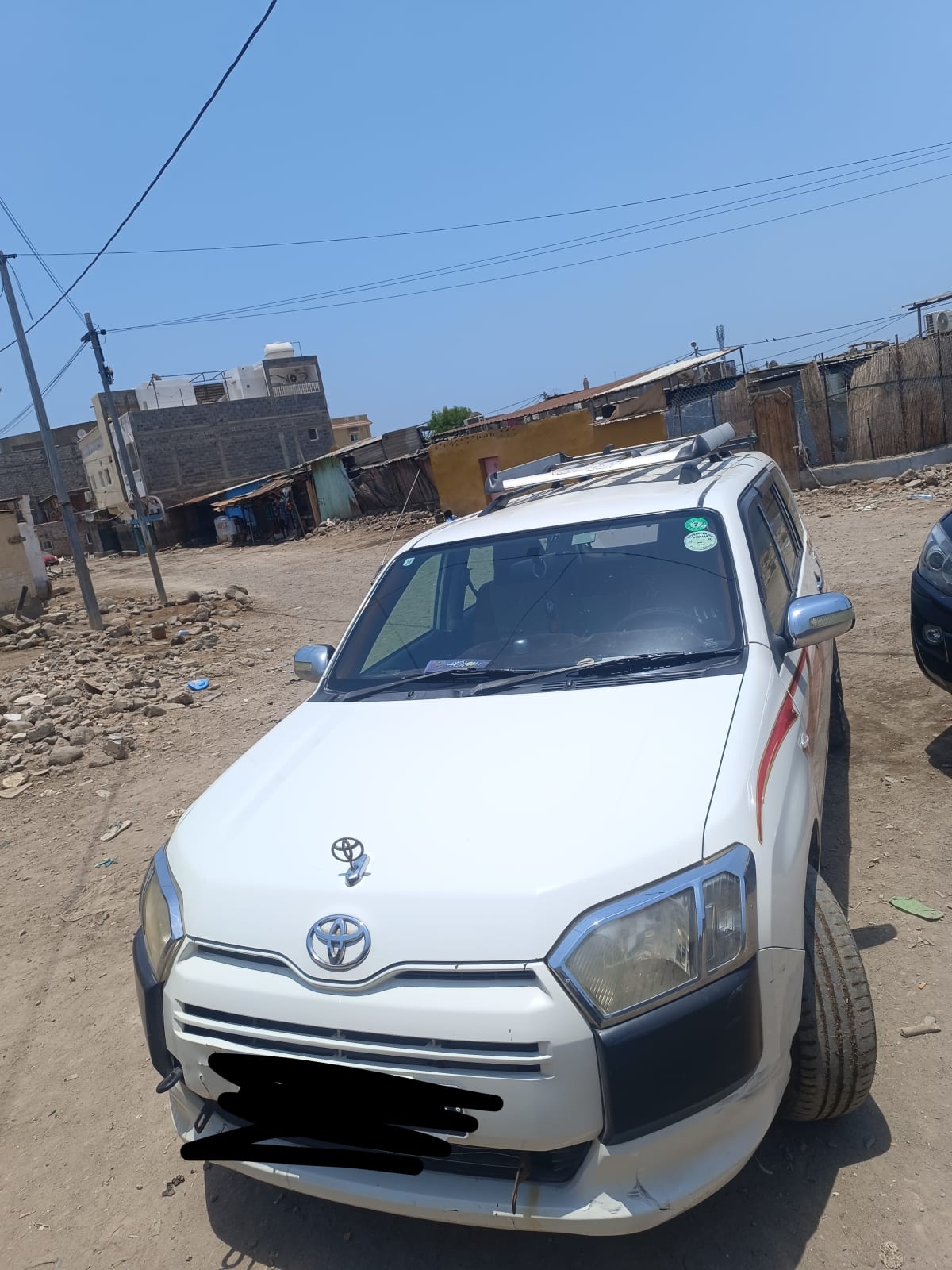 Toyota probox blanc,33 000 km, barres de toit