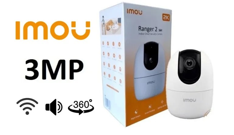 Caméra Imou Ranger 2 3MP, vision 360° neuve en boîte