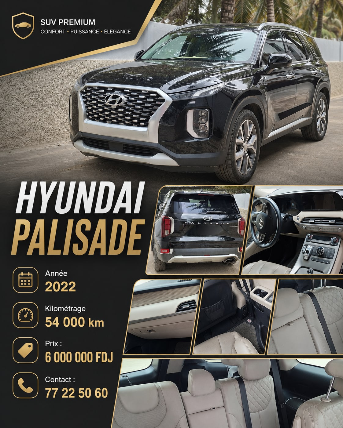 Hyundai Palisade 2022, SUV premium 7 places
