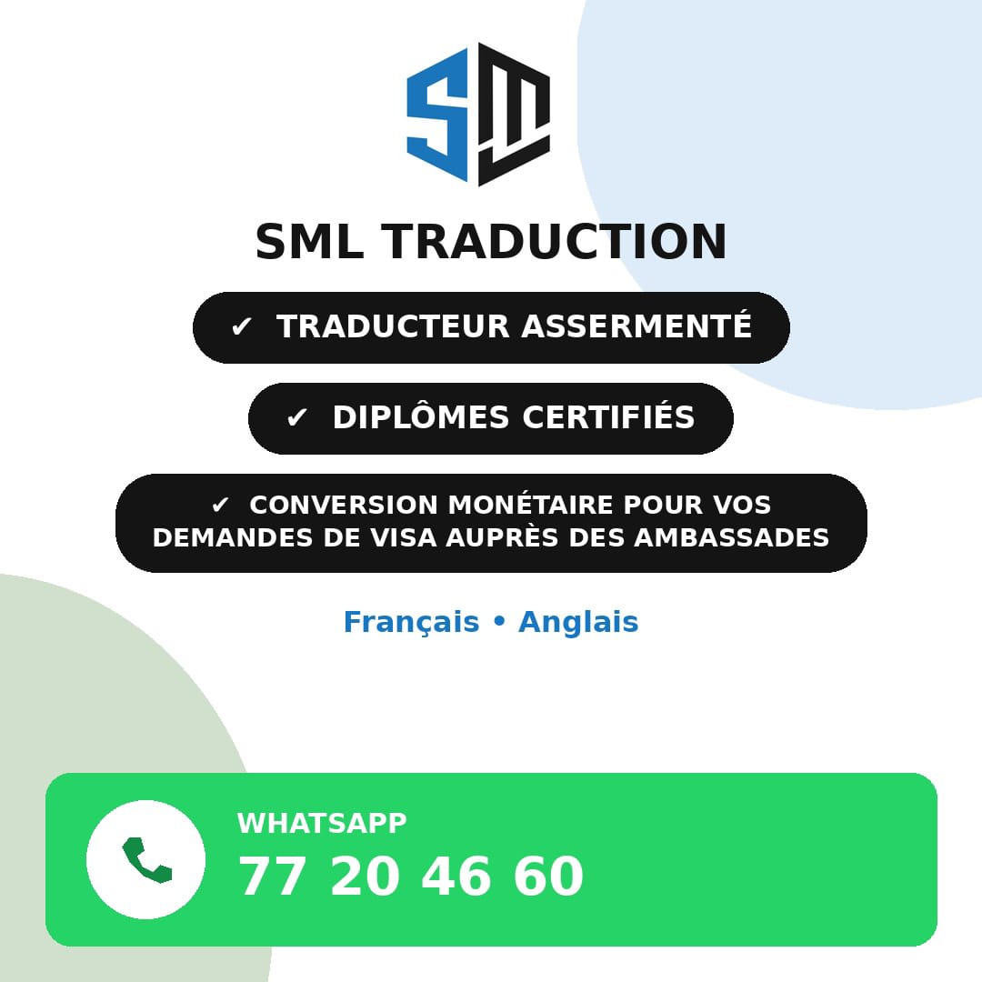 Traducteur assermenté français-anglais à Djibouti
