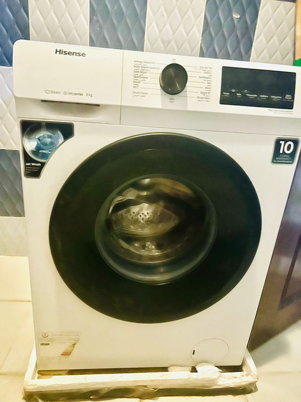 Machine à laver Hisense 8kg avec technologie Jet Wash