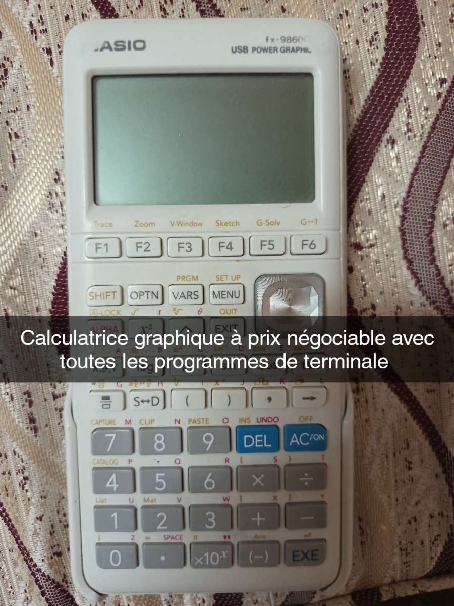 Calculatrice graphique scientifique