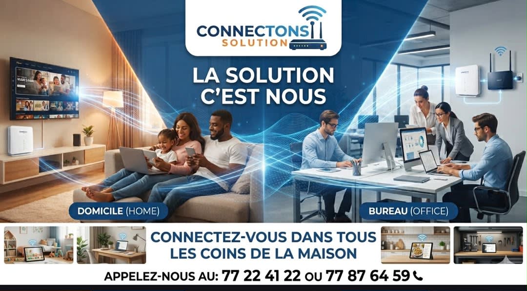 Solution WiFi pour maison et bureau, connexion garantie