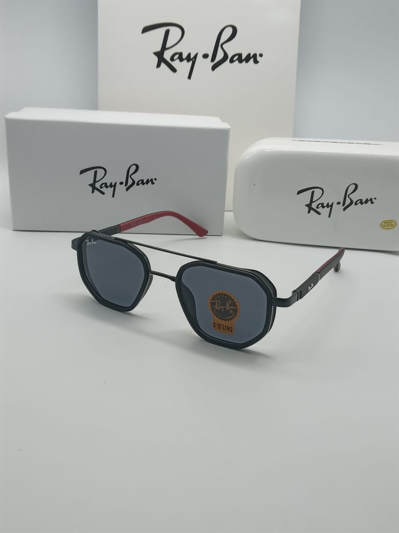 Lunettes de soleil Ray-Ban avec boîte et étui