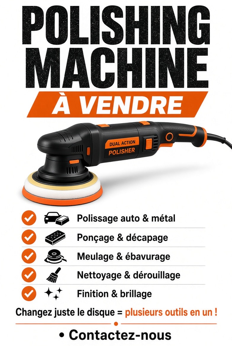Polisseuse dual action neuve - polissage & lustrage