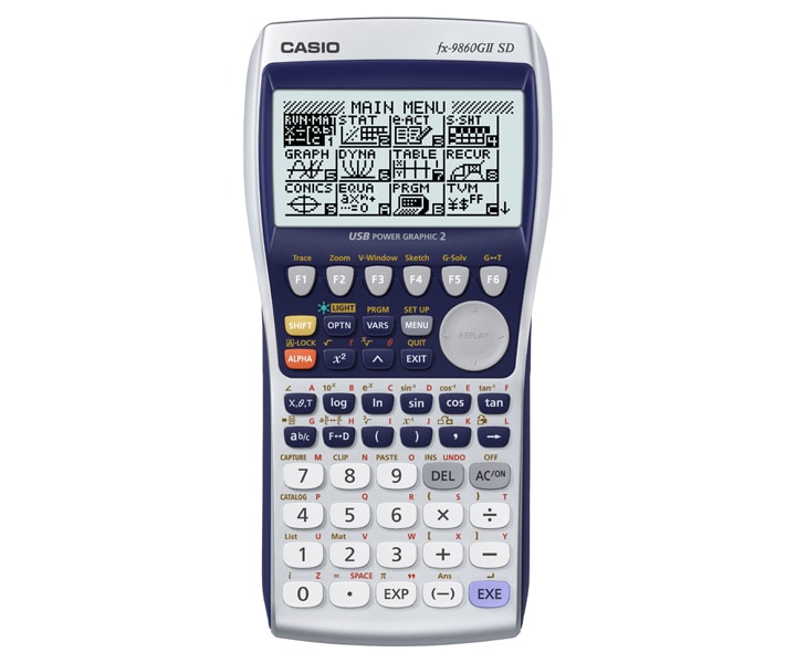 Calculatrice graphique Casio fx-9860GII SD