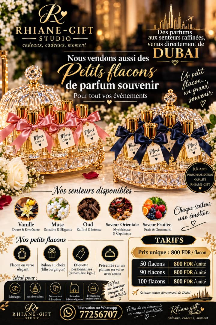 Parfum cadeau pour événement