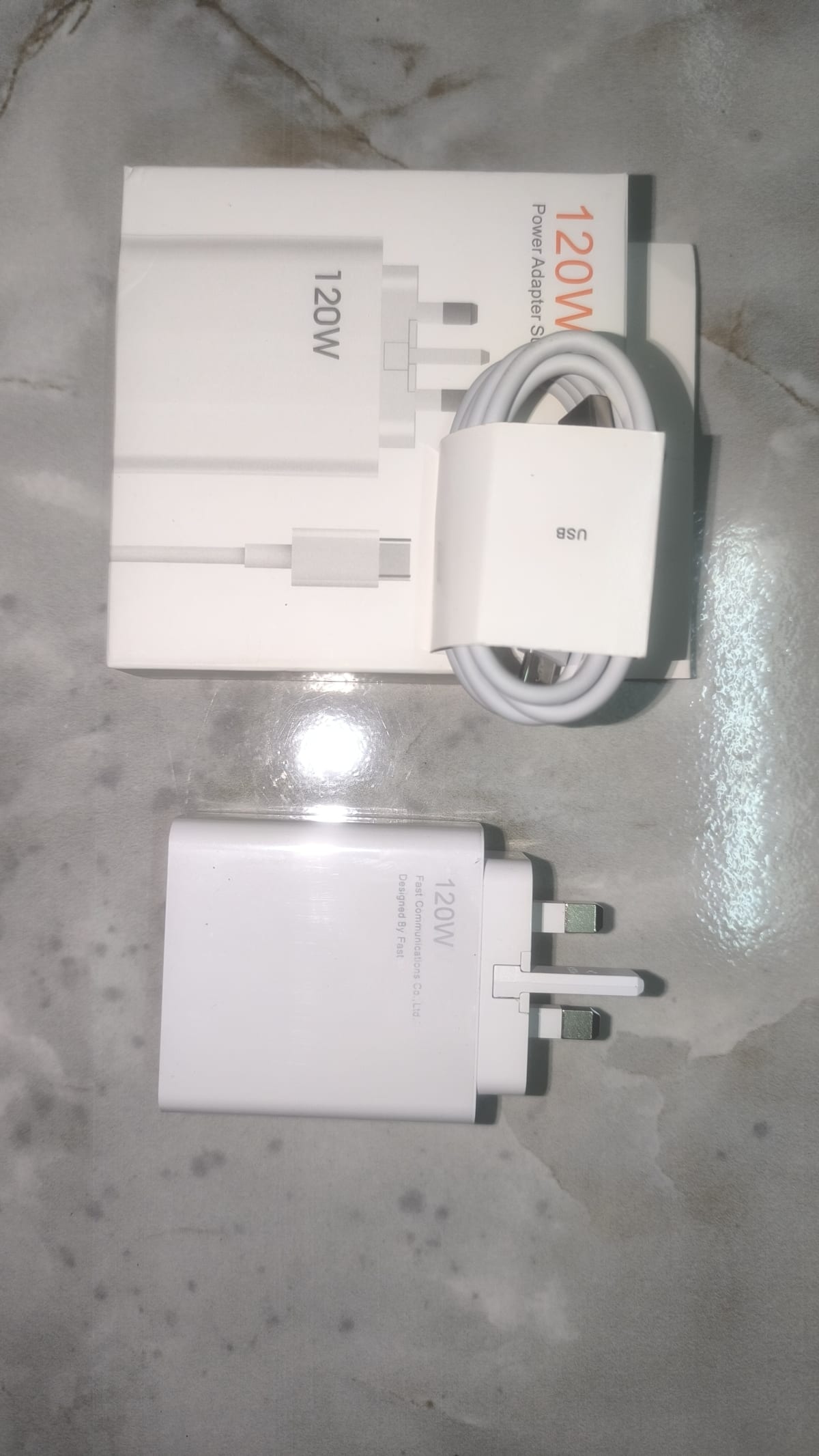 Chargeur Redmi 120W original - neuf, câble USB-C inclus
