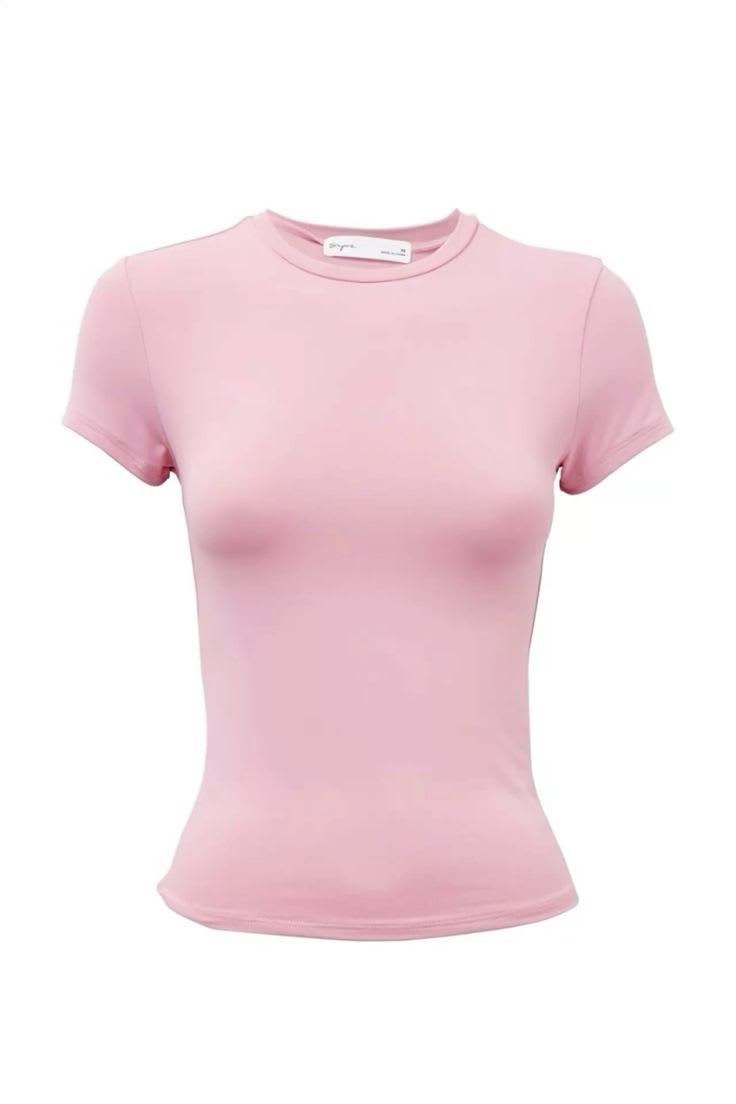 T-shirt basique  bleu marine,rose,rouge,blamc,noir... coupe ajustée