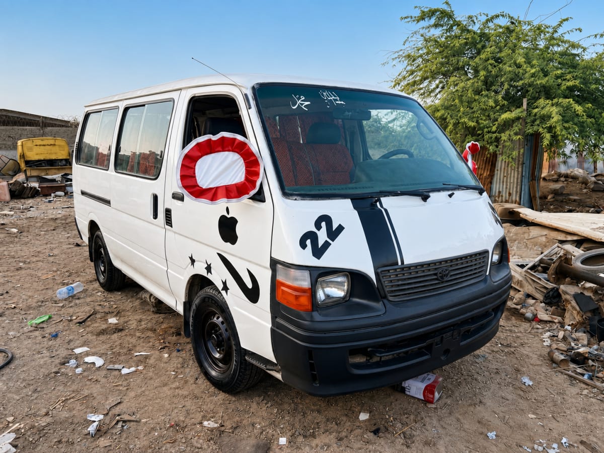 Toyota Hiace mini bus rénové, prêt à rouler