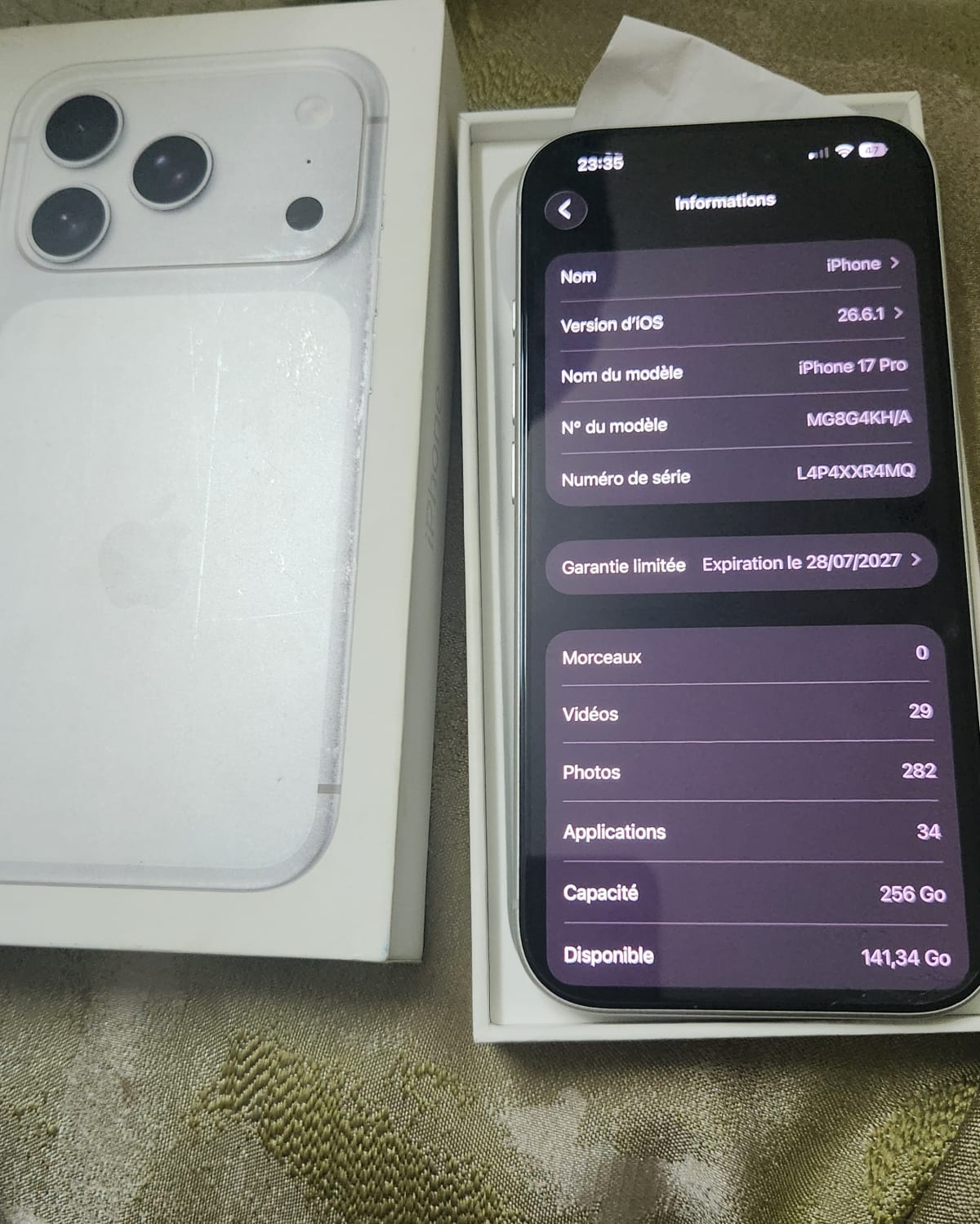 Nouvel iPhone 17pro en vente