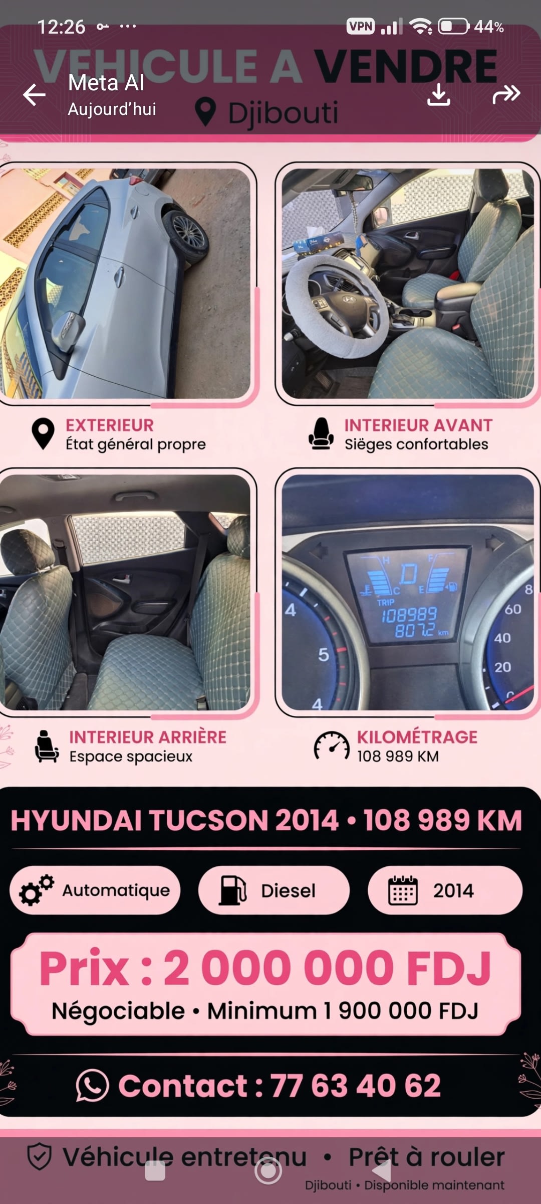 Hynday tuscon 2014