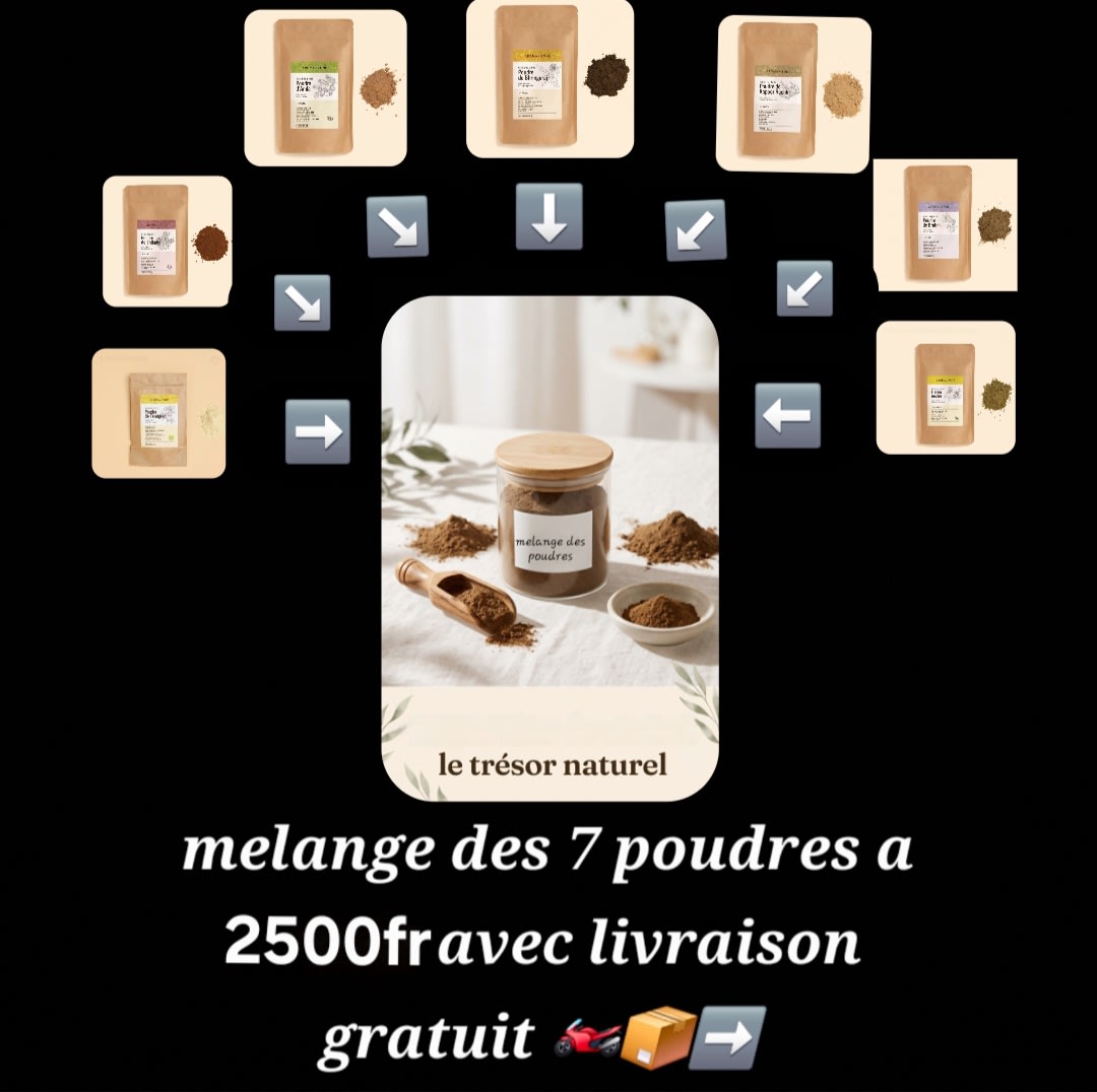 🌿 Poudres Naturelles pour Sublimer et Fortifier vos Cheveux ✨