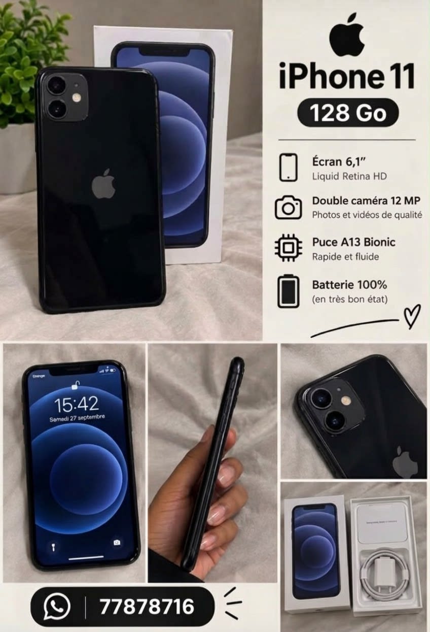 IPHONE11 ON BONNE ÉTAT  