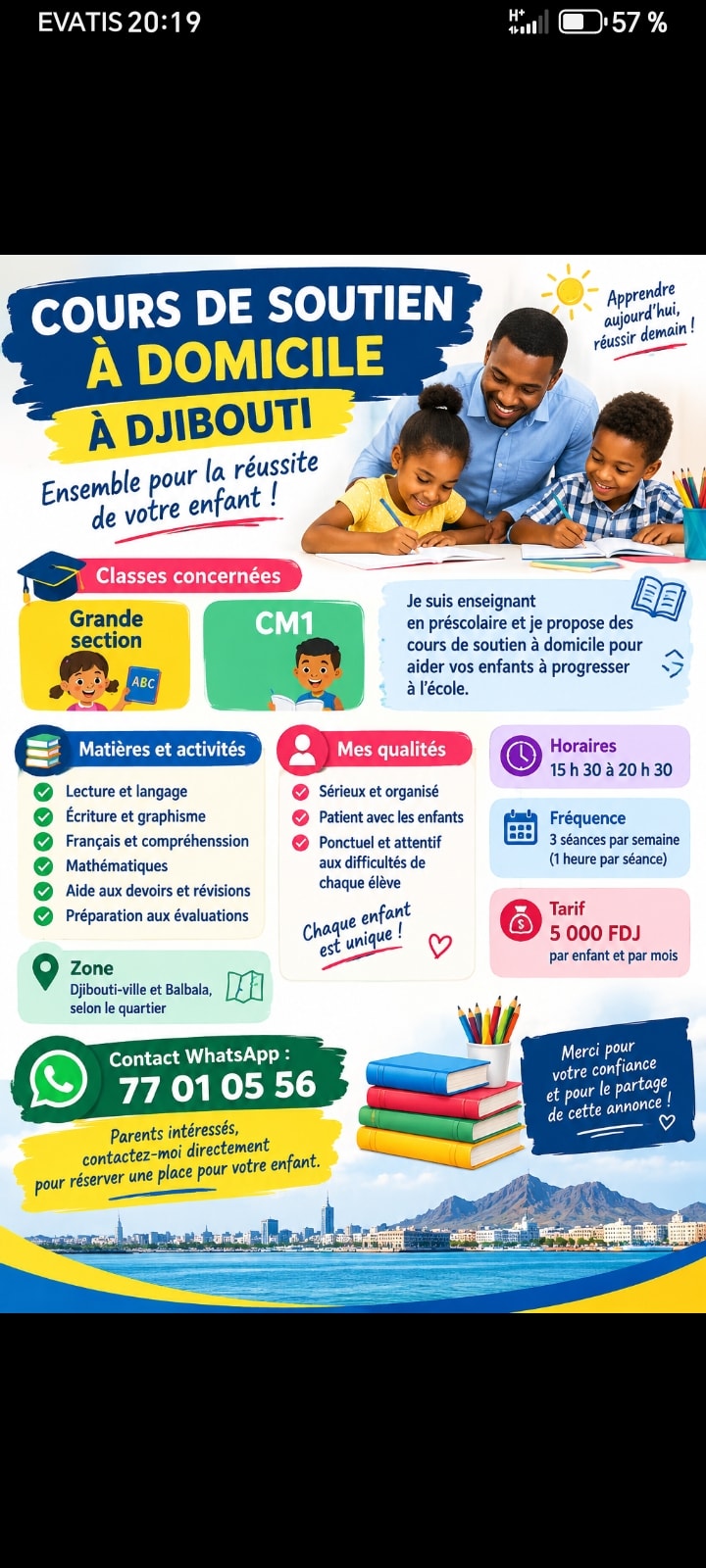 À la recherche de cours soutien à domicile