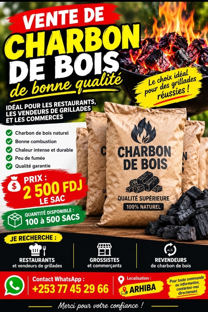 Charbon en bonne qualité 
