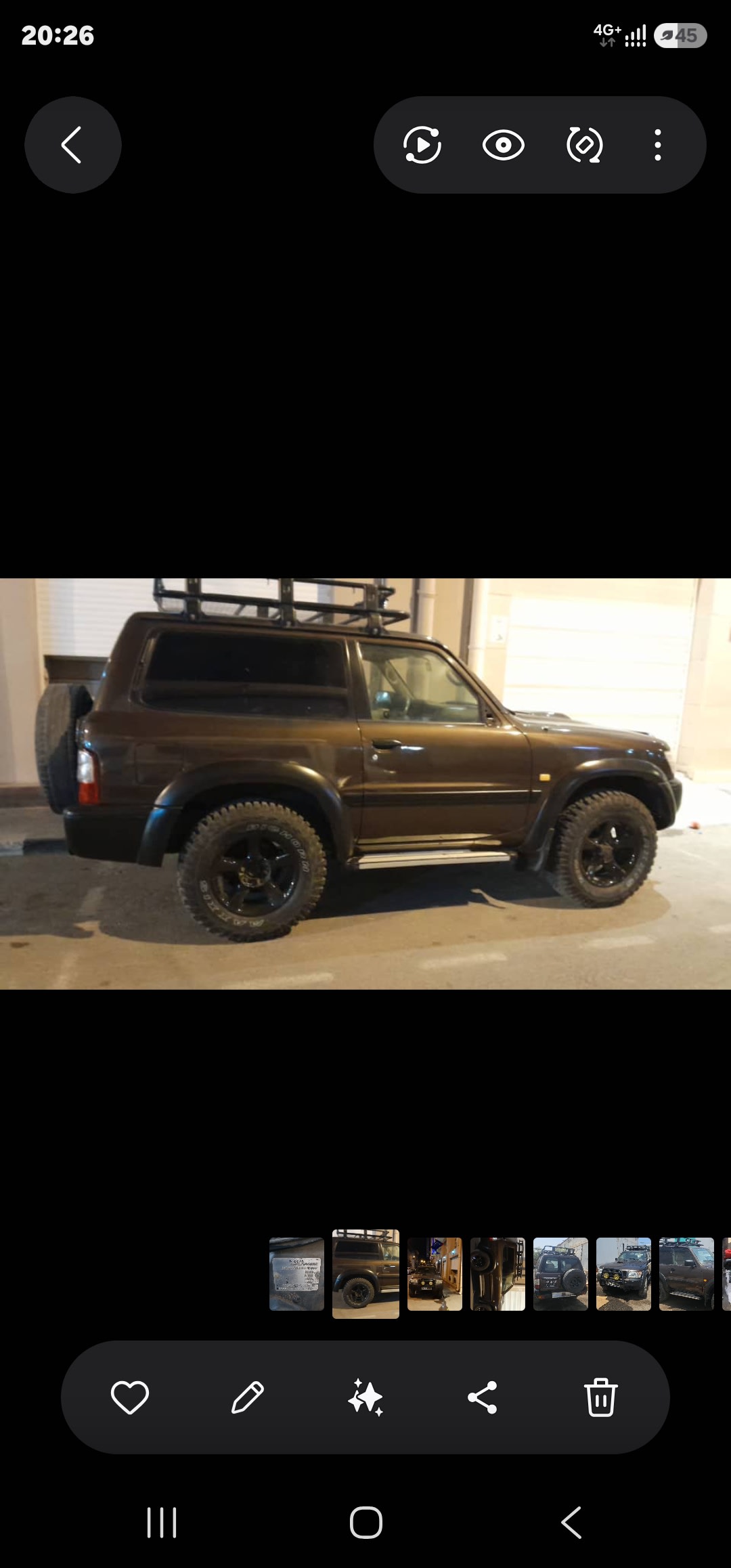 4x4 Nissan Patrol équipé, prêt pour l'aventure
