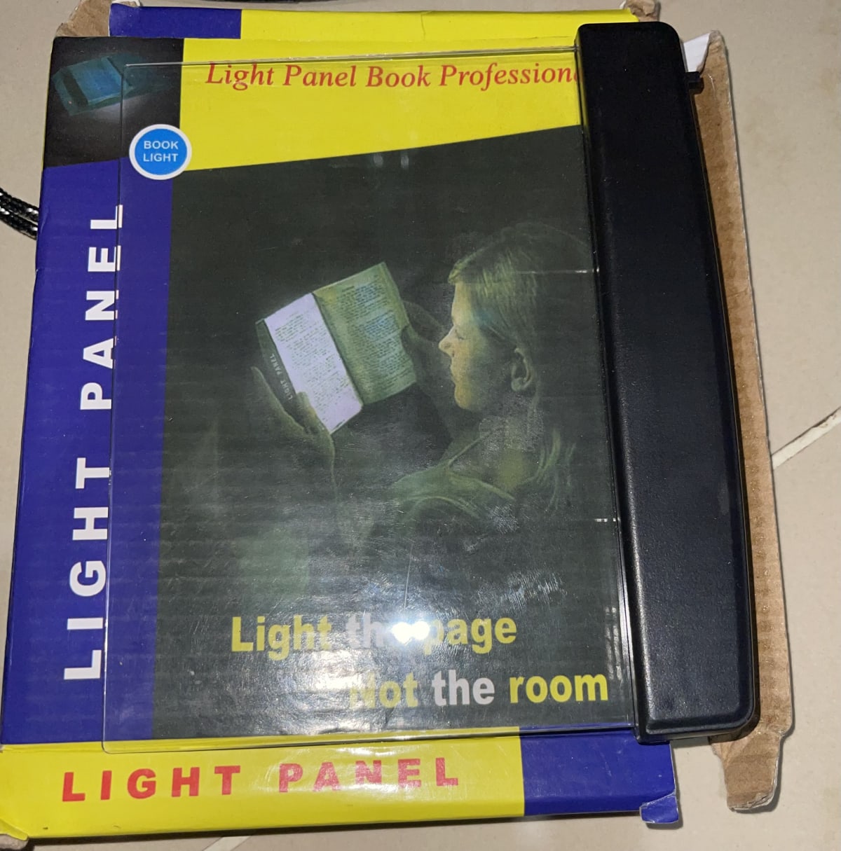 Lampe liseuse Light Panel Book - neuve en boîte