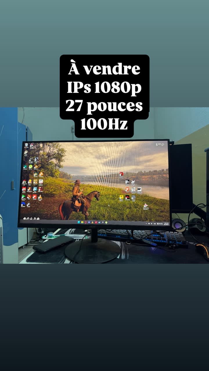 ACER GAMING MONITOR IPS  27 POUCES  100HZ 