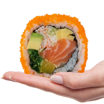 Monster salmon roll