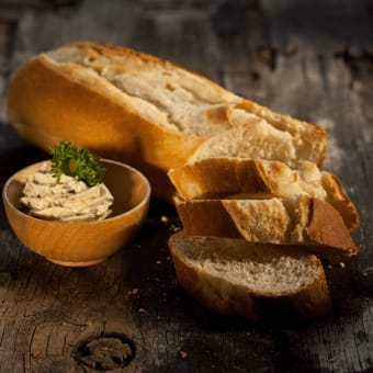 Baguette with garlic butter
