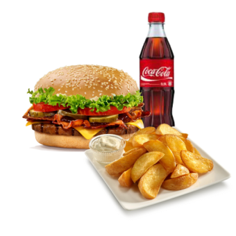 Menü 7 Big Burger Westernburger