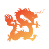 Goldener Drachen-avatar