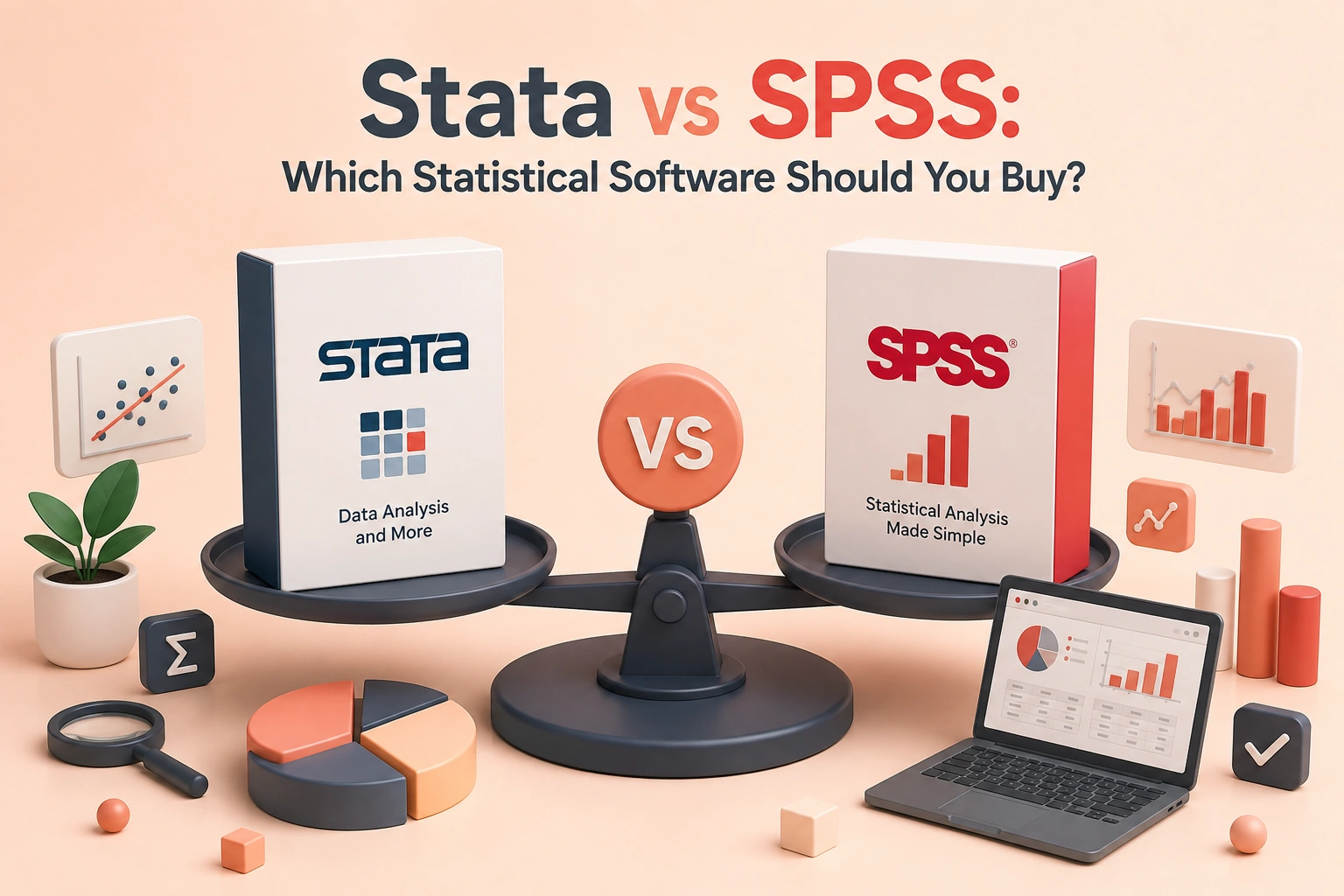 Stata and SPSS statistical software interfaces compared