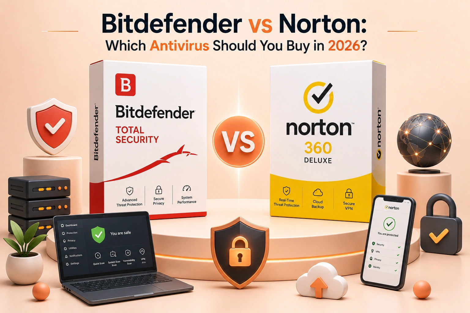 Bitdefender and Norton antivirus protection compared in 2026