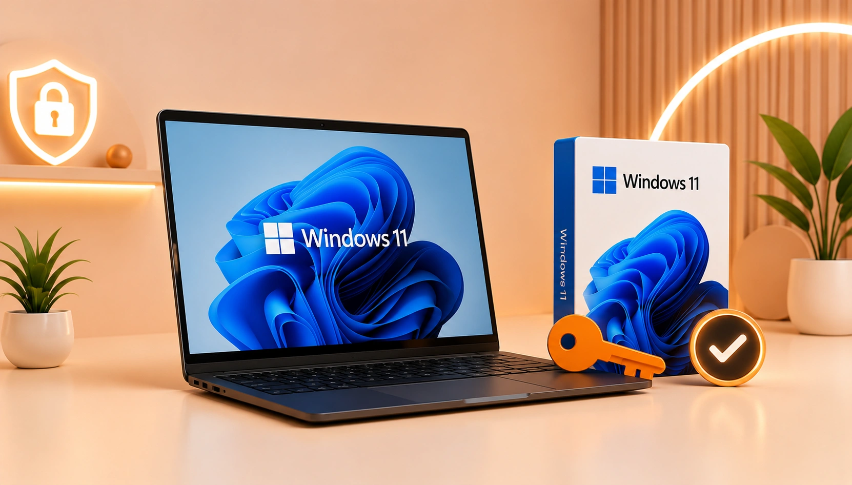 Windows 11 license key activation steps on a PC