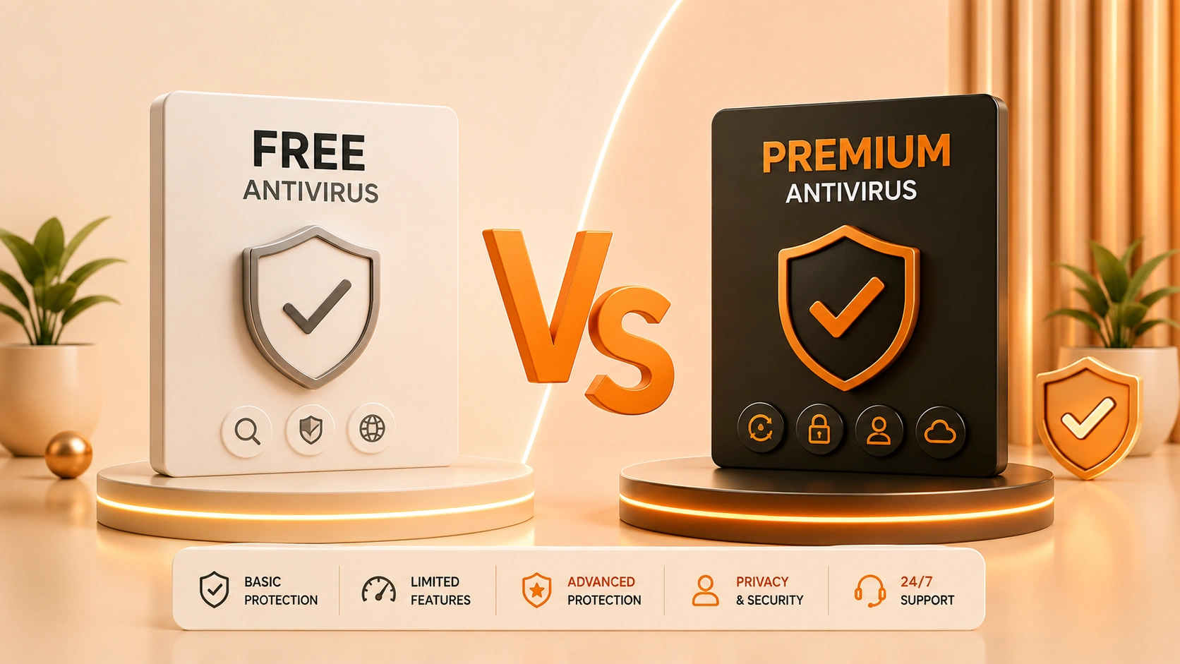 Free and premium antivirus protection tiers compared