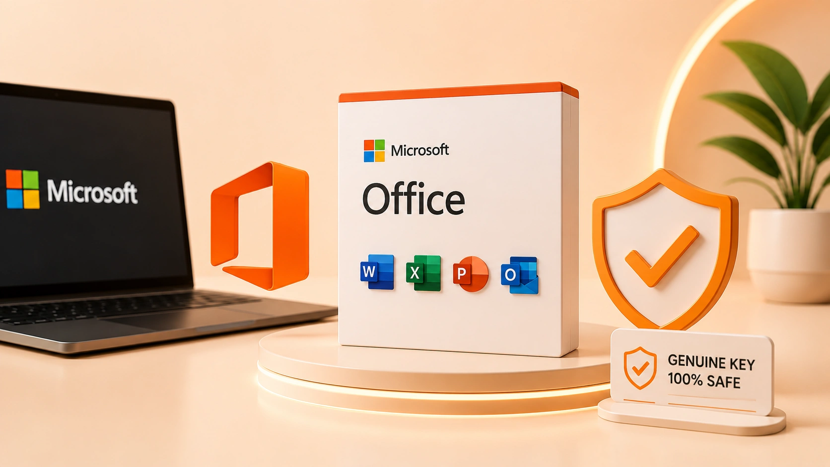 Valid Microsoft Office license key verification and activation