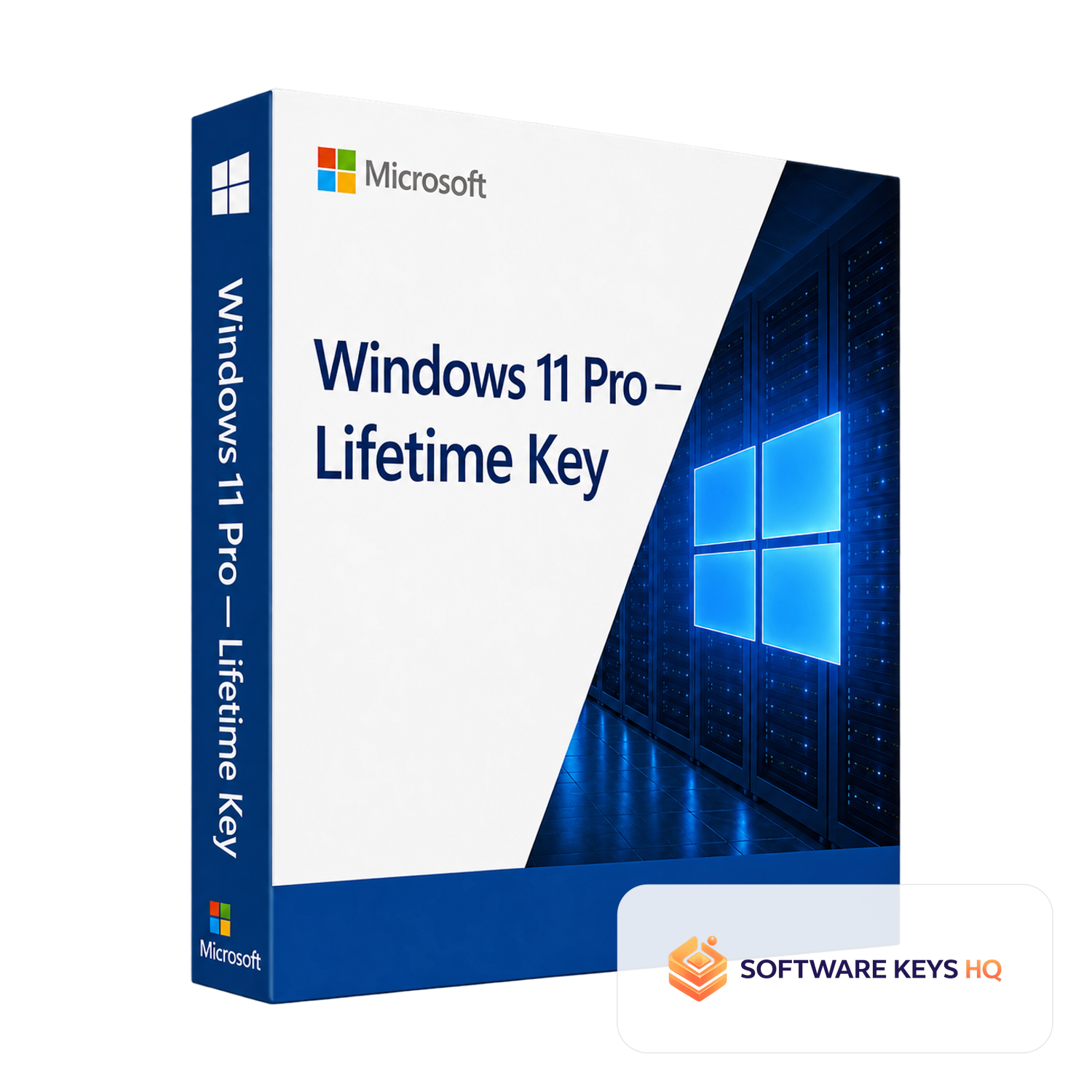 Windows 11 Pro Lifetime Key software box