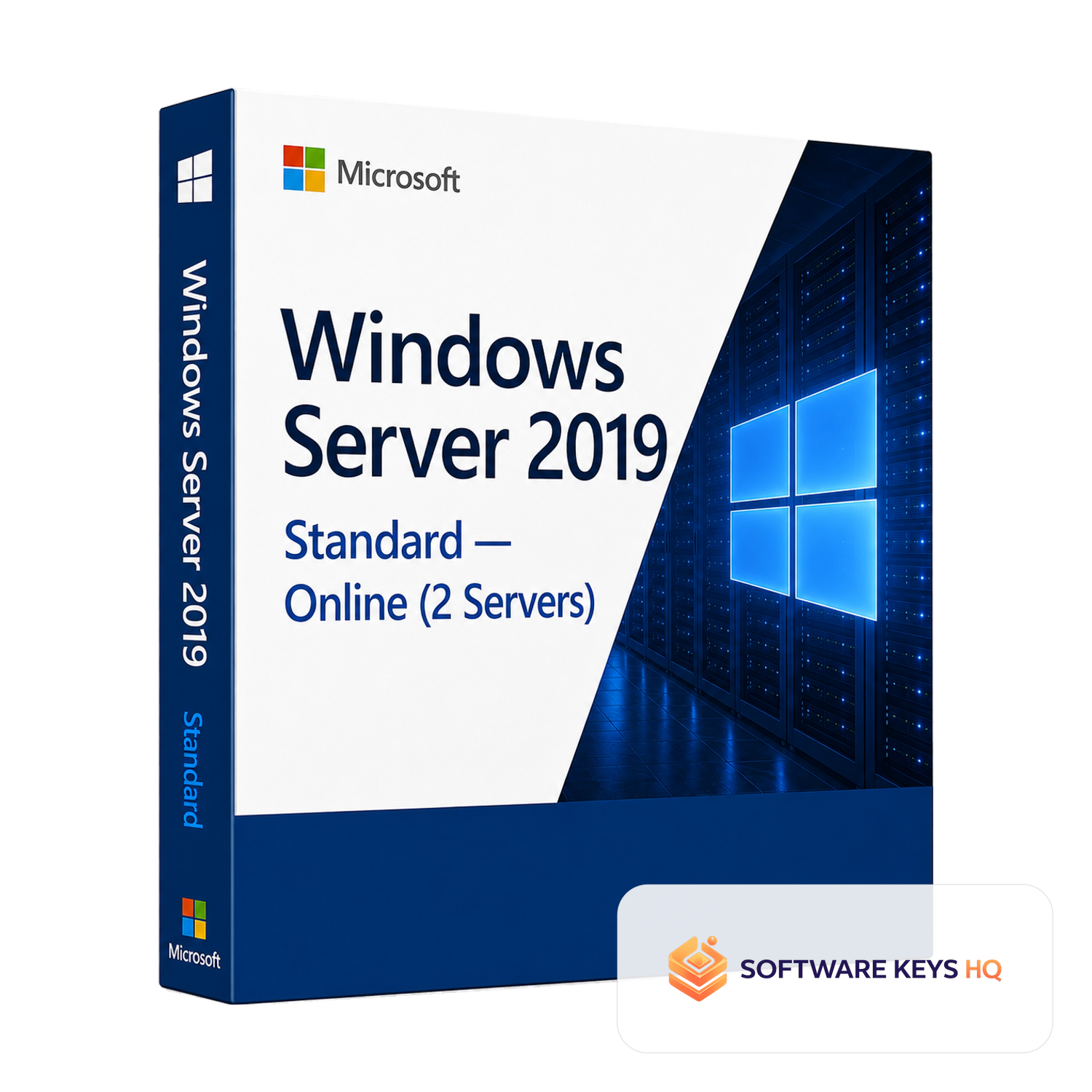 Windows Server 2019 Standard Online (2 Servers) software box