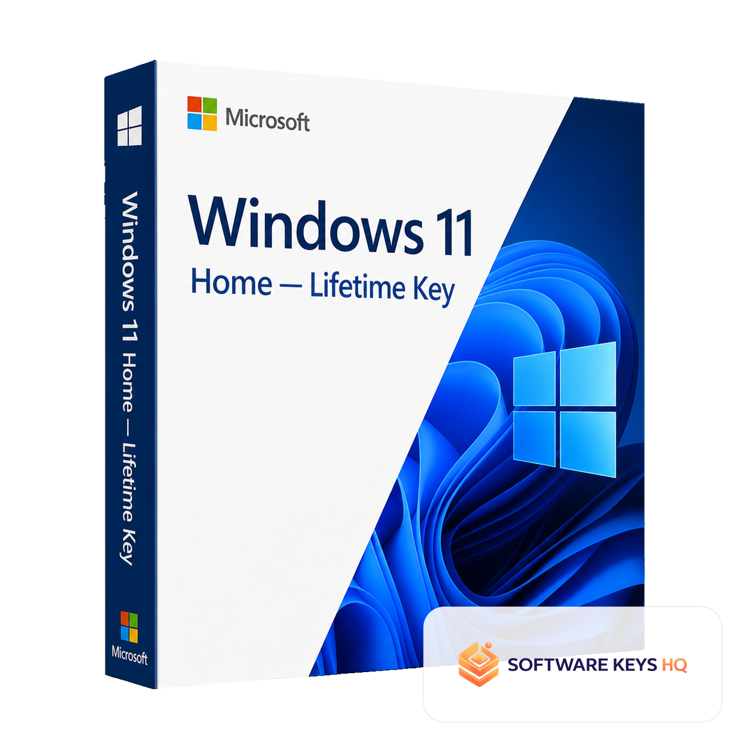 Windows 11 Home Lifetime Key software box
