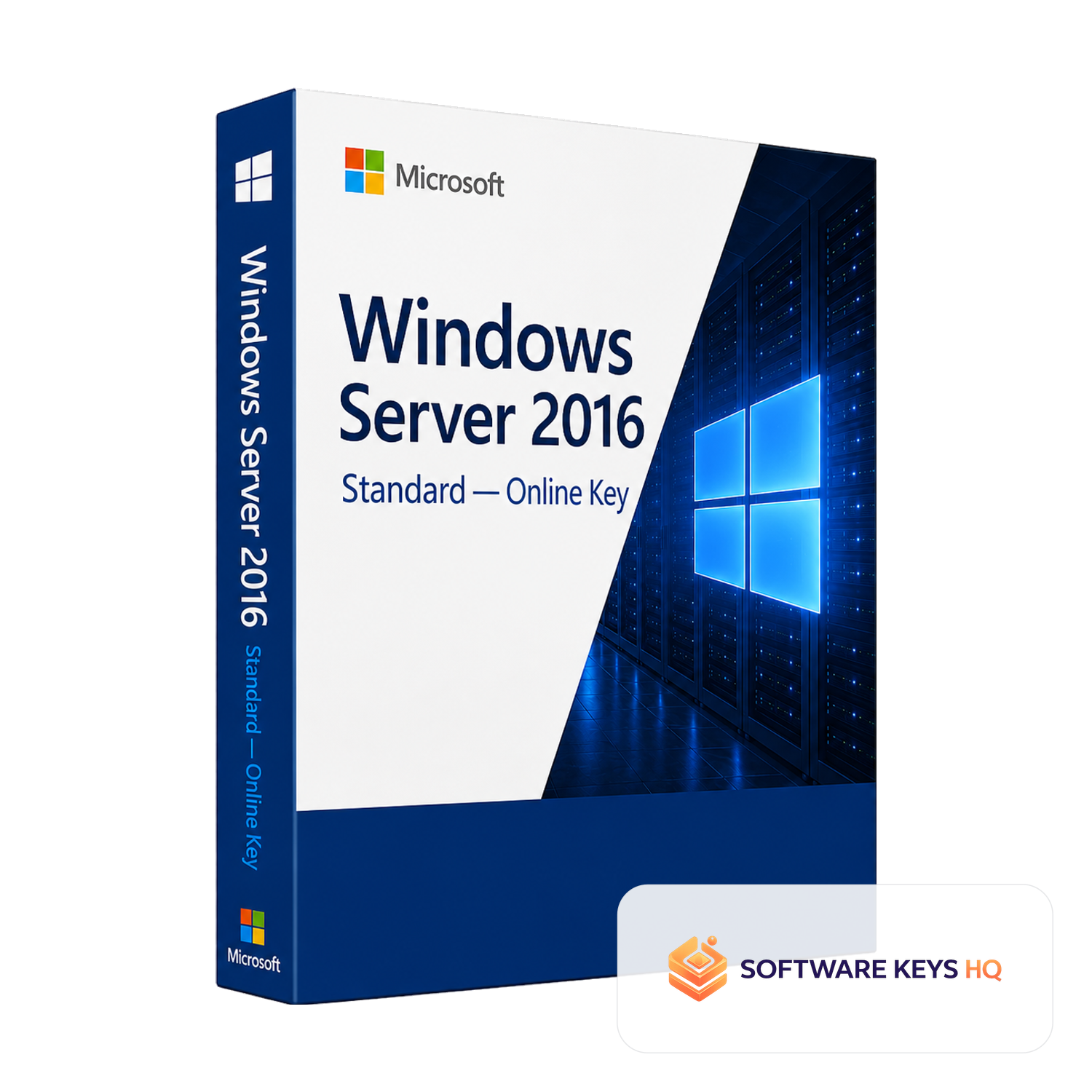 Windows Server 2016 Standard Online Key software box
