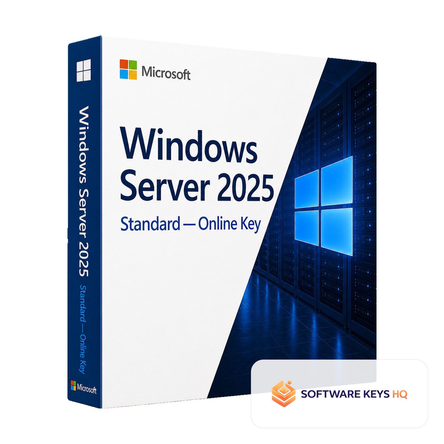 Windows Server 2025 Standard Online Key software box