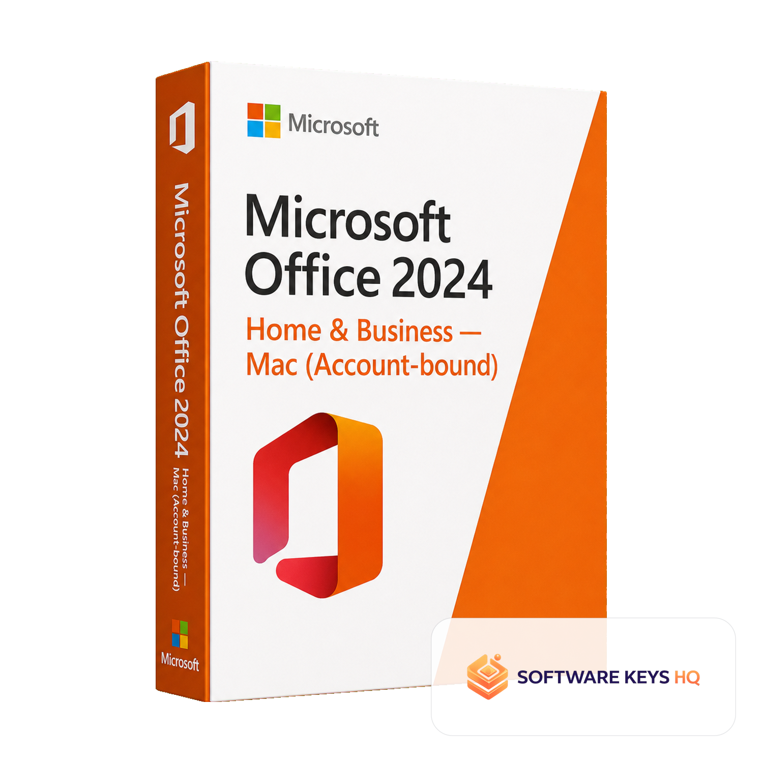 Microsoft Office 2024 Home & Business Mac (Account-bound) software box