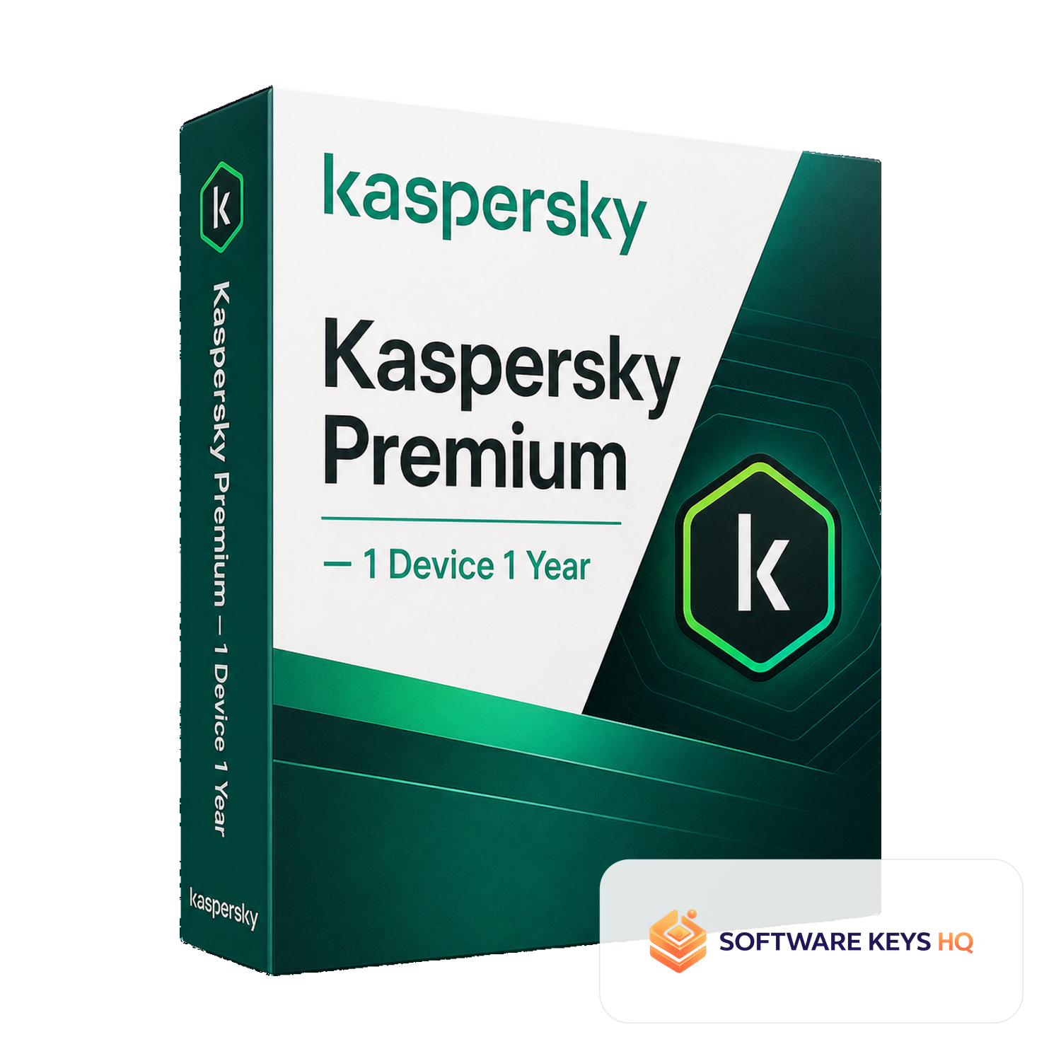 Kaspersky Premium 1 Device 1 Year software box