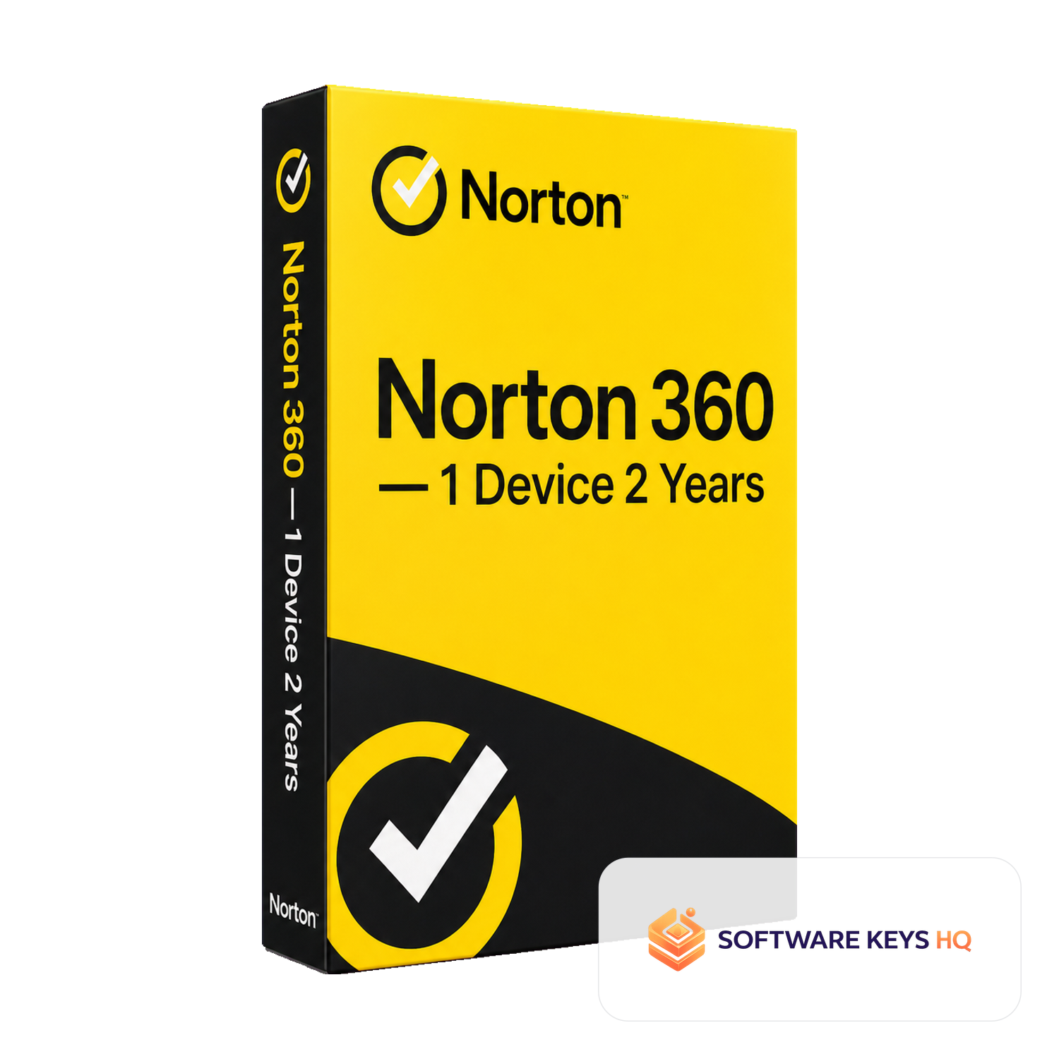 Norton 360 1 Device 2 Years software box