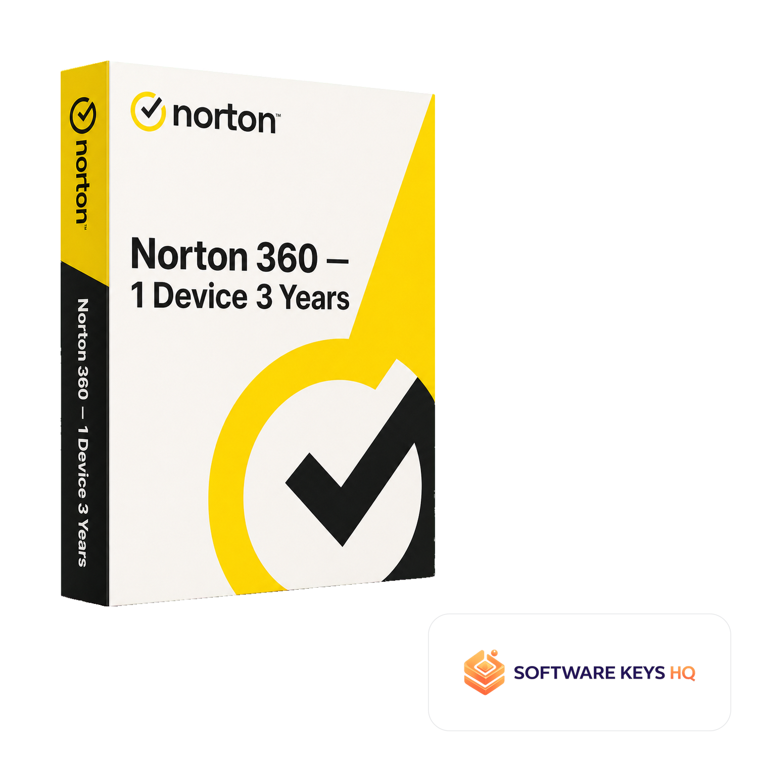 Norton 360 1 Device 3 Years software box
