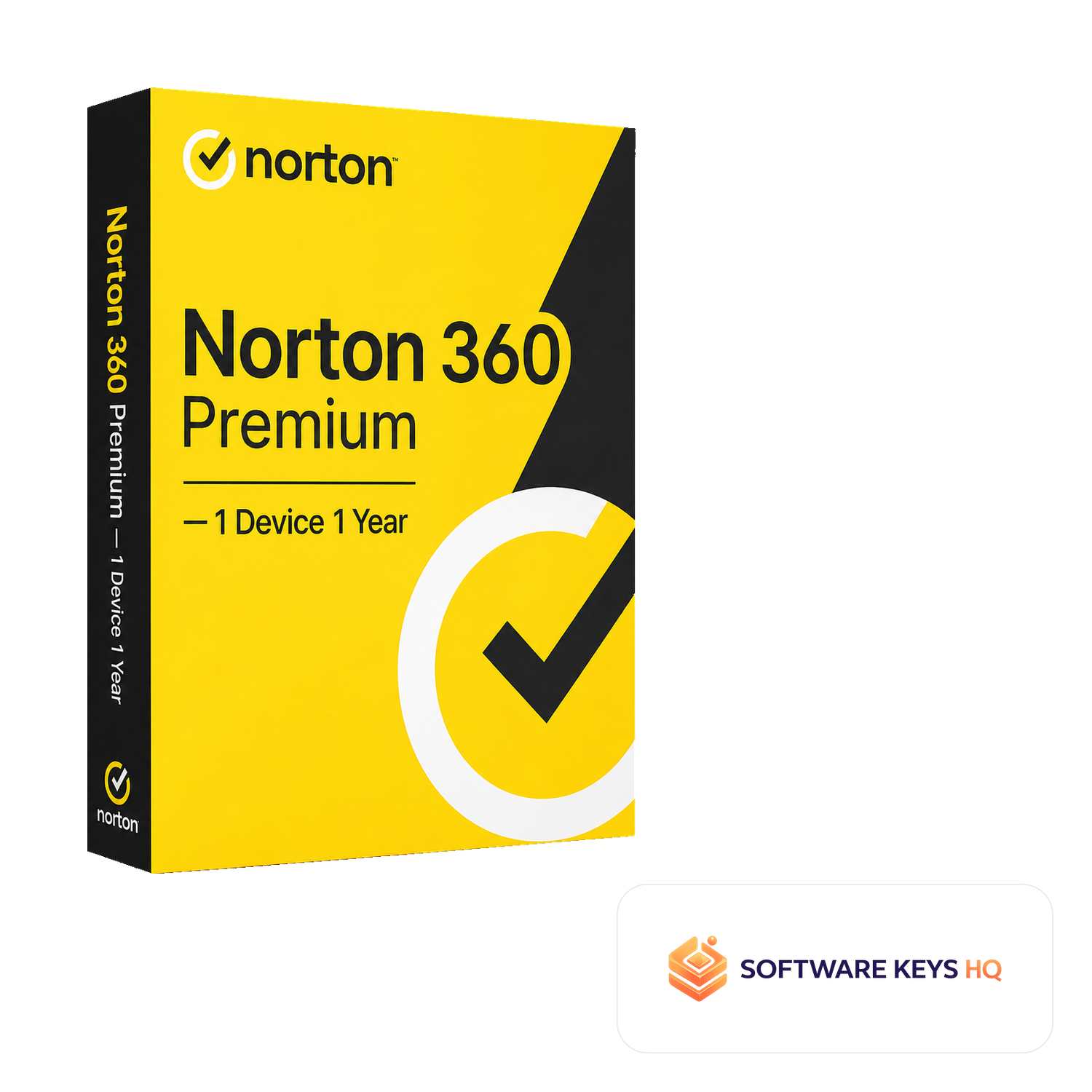 Norton 360 Premium 1 Device 1 Year software box